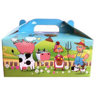 Farm Animals Food Hamper Boxes (200) - Kids Packs - Kids Dining