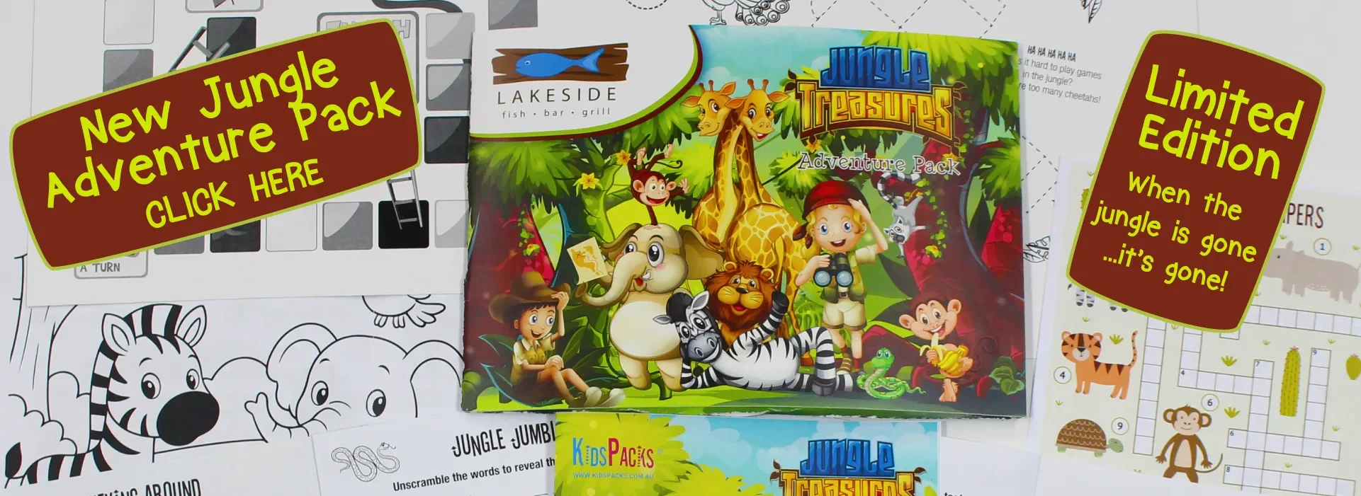 Jungle Kids Activity Packs