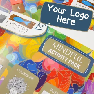 Logo Branded Mindful Premium Activity Packs (100)