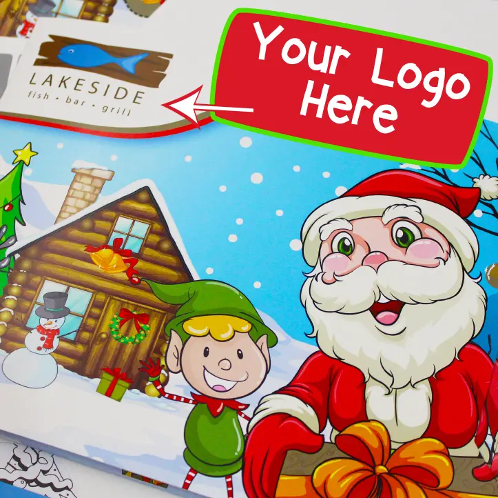 Logo Branded Christmas Joy Premium Activity Packs (100)